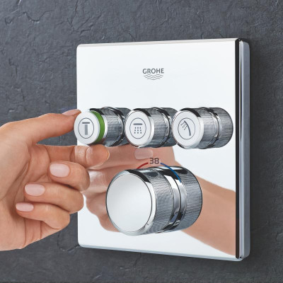 Grohtherm SmartControl Термостат прихованого монтажу із 3 кнопками керування (29126000)