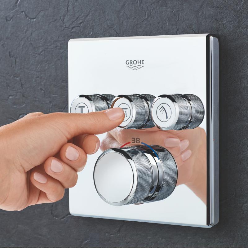 Grohtherm SmartControl Термостат прихованого монтажу із 3 кнопками керування (29126000)