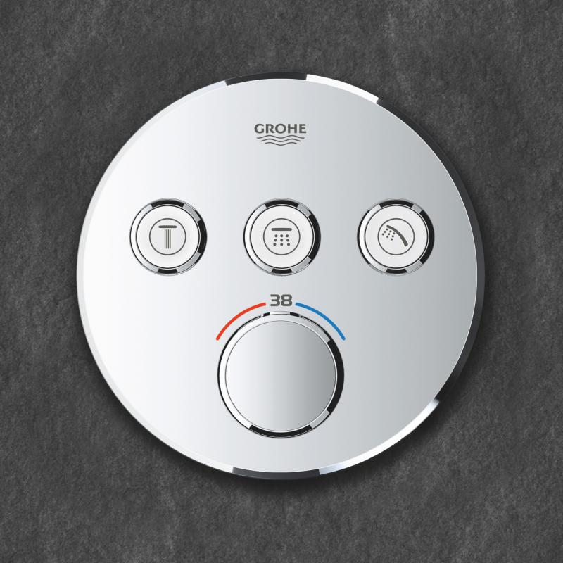 Grohtherm SmartControl Термостат прихованого монтажу на 3 виходи (29121000)