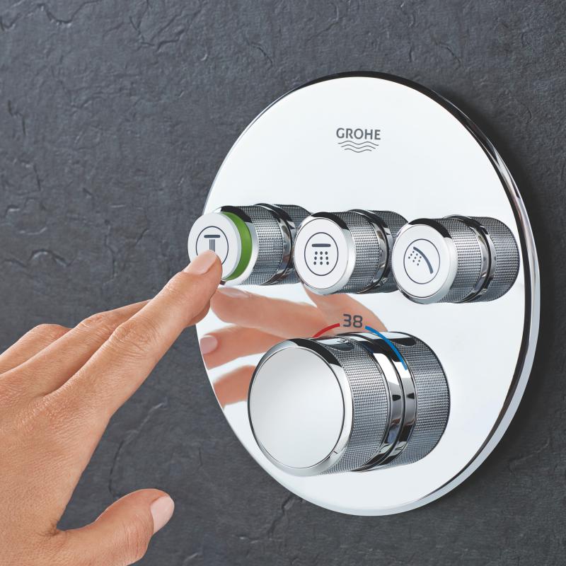 Grohtherm SmartControl Термостат прихованого монтажу на 3 виходи (29121000)
