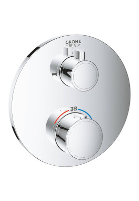 Grohtherm Термостат для душу з перемикачем на 2 положення ванна/душ (24077000)