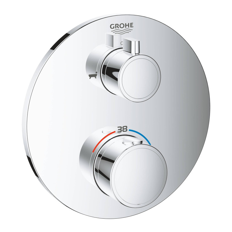 Grohtherm Термостат для душу з перемикачем на 2 положення ванна/душ (24077000)