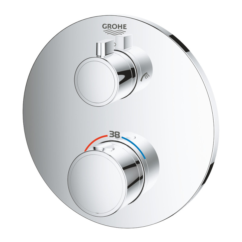 Grohtherm Термостат для душу з перемикачем на 2 положення ванна/душ (24077000)