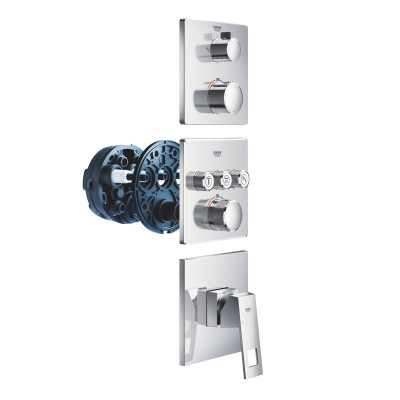 Grohtherm Термостат для душу з перемикачем на 2 положення верхній/ручний душ (24079000)