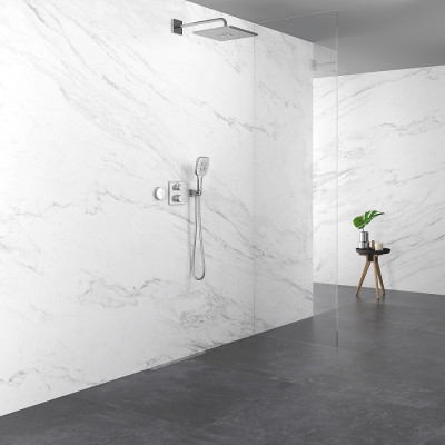 Grohtherm Термостат для душу з перемикачем на 2 положення верхній/ручний душ (24079000)