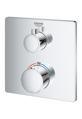 Grohtherm Термостат для душу з перемикачем на 2 положення ванна/душ (24080000)