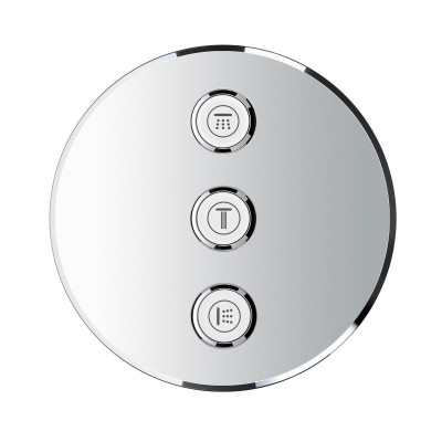 Grohtherm SmartControl Комплект верхньої монтажної частини для вентиля на 3 виходи (29122000)