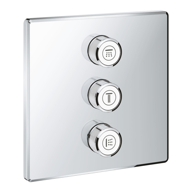 Grohtherm SmartControl Комплект верхньої монтажної частини для вентиля на 3 виходи (29127000