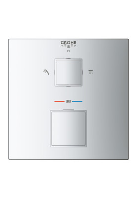 Grohtherm Cube Термостатичний змішувач для душу на 2 виходи (24154000)