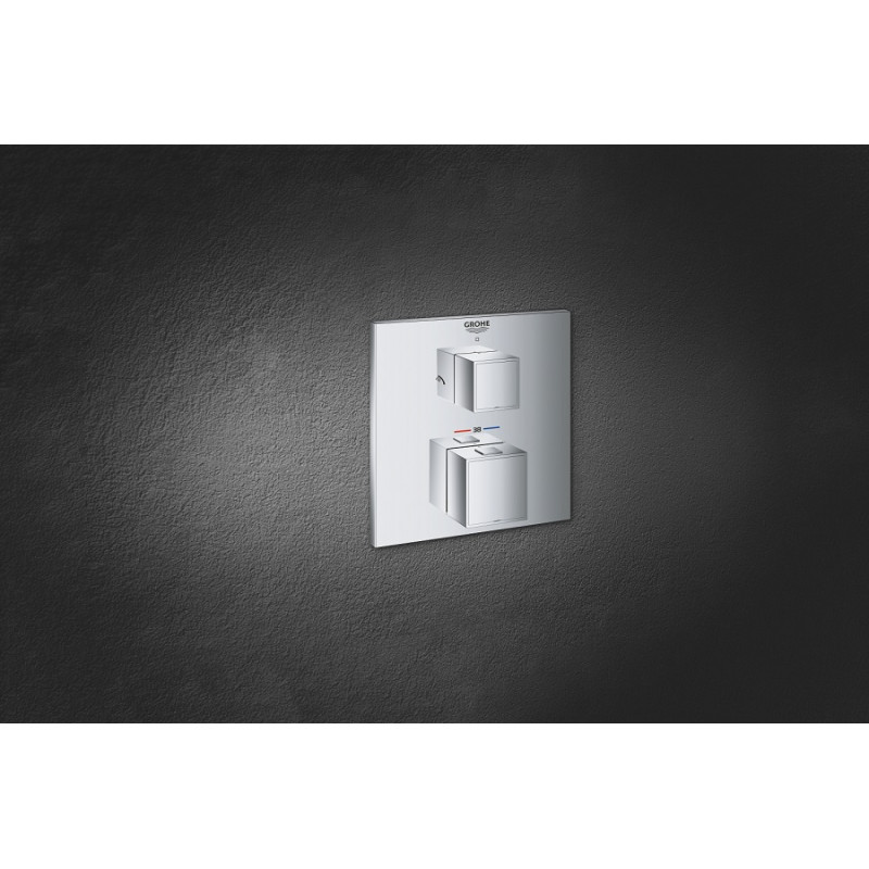 Grohtherm Cube Термостатичний змішувач для душу на 2 виходи (24154000)