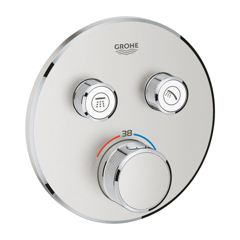 Grohtherm SmartControl Tермостат прихованого монтажу з 2 кнопками керування (29119DC0
)