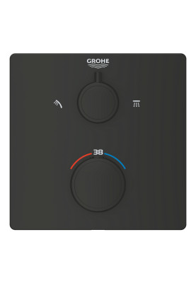 Grohtherm Термостат для душу з перемикачем на 2 положення верхній/ручний душ (1022092430)