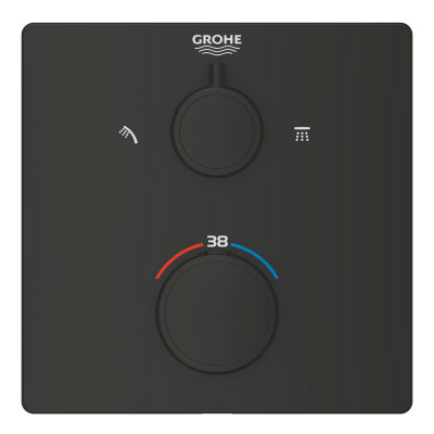 Grohtherm Термостат для душу з перемикачем на 2 положення верхній/ручний душ (1022092430)