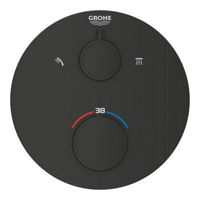 Grohtherm Термостат для душу з перемикачем на 2 положення верхній/ручний душ (1022082430)