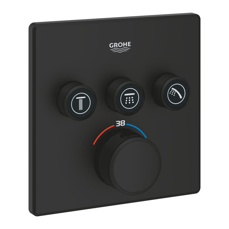 Grohtherm SmartControl Термостат прихованого монтажу із 3 кнопками керування (102167KF00)