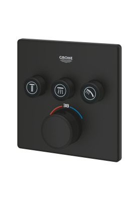 Grohtherm SmartControl Термостат скрытого монтажу із 3 кнопками керування (102167KF00)
