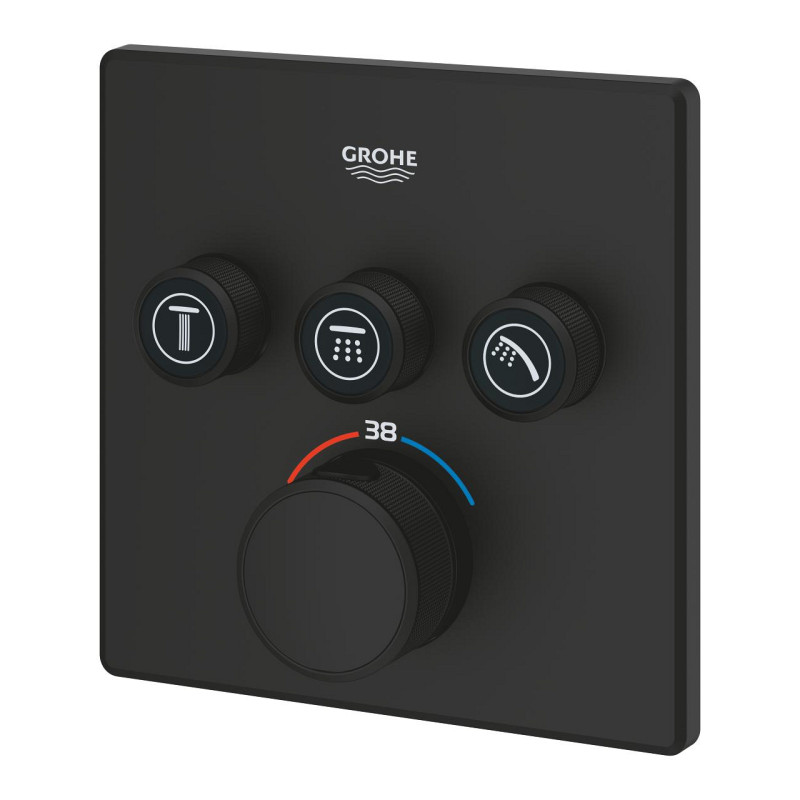 Grohtherm SmartControl Термостат прихованого монтажу із 3 кнопками керування (102167KF00)