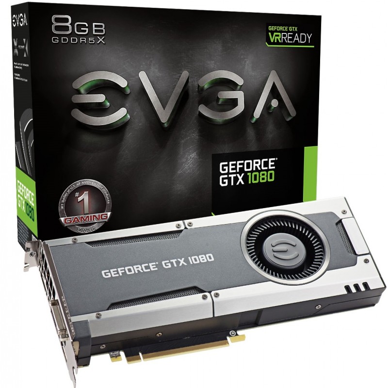 Відеокарта EVGA GeForce GTX 1080 (08G-P4-5180-KR)