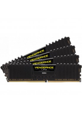 Пам'ять Corsair 64 GB (4x16GB) SO-DIMM DDR4 3000 MHz Vengeance (CMK64GX4M4D3000C16)
