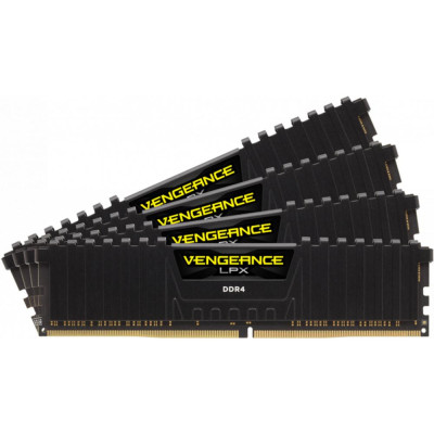 Пам'ять Corsair 64 GB (4x16GB) SO-DIMM DDR4 3000 MHz Vengeance (CMK64GX4M4D3000C16)