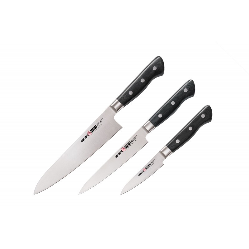 Набір ножів з 3 предметів Samura Pro-S SP-0220