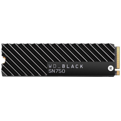 SSD накопичувач WD Black SN750 NVME SSD 1 TB With Heatsink (WDS100T3XHC)