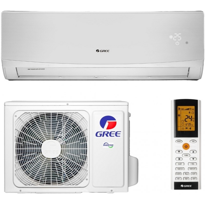 Спліт-система GREE Lomo Inverter GWH12QC-K6DND2D Silver