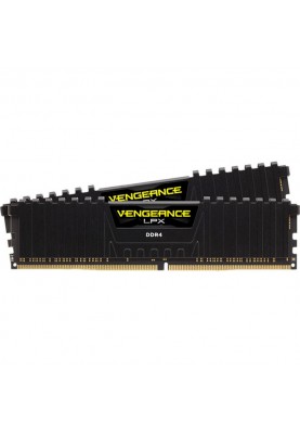 Пам'ять Corsair 64 GB (2x32GB) DDR4 3600 MHz Vengeance LPX Black (CMK64GX4M2D3600C18)