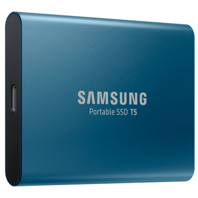 SSD накопичувач Samsung T5 Blue 500 GB (MU-PA500B/WW)