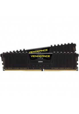 Пам'ять Corsair 32 GB (2x16GB) DDR4 3600 MHz Vengeance LPX Black (CMK32GX4M2K3600C19)