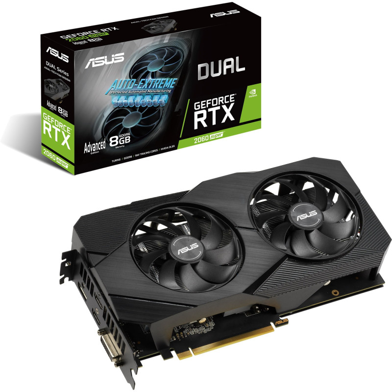 Відеокарта ASUS DUAL-RTX2060S-A8G-EVO-V2