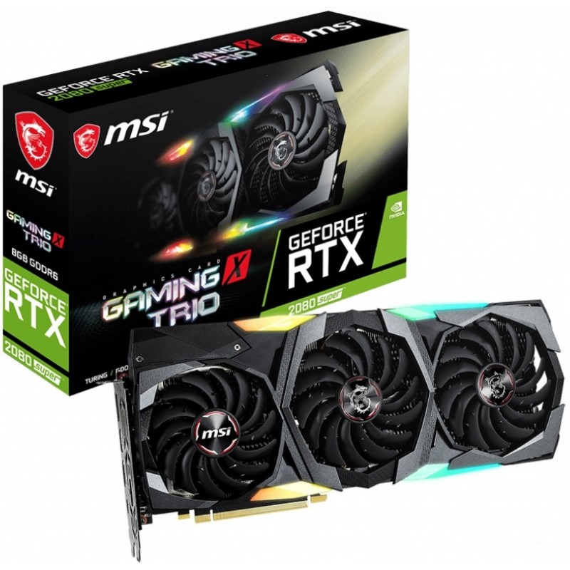Відеокарта MSI GeForce RTX 2080 SUPER GAMING X TRIO