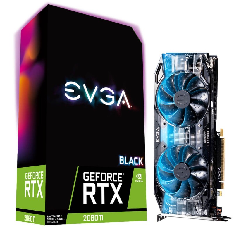 Відеокарта EVGA GeForce RTX 2080 Ti BLACK EDITION GAMING (11G-P4-2281-KR)