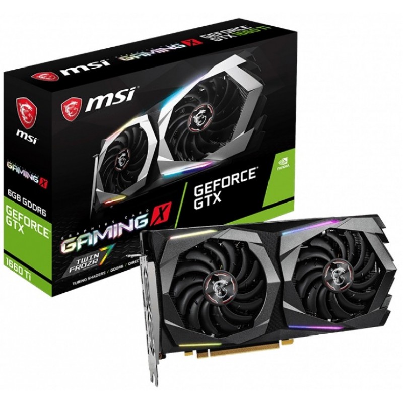 Відеокарта MSI GeForce GTX 1660 Ti GAMING X 6G