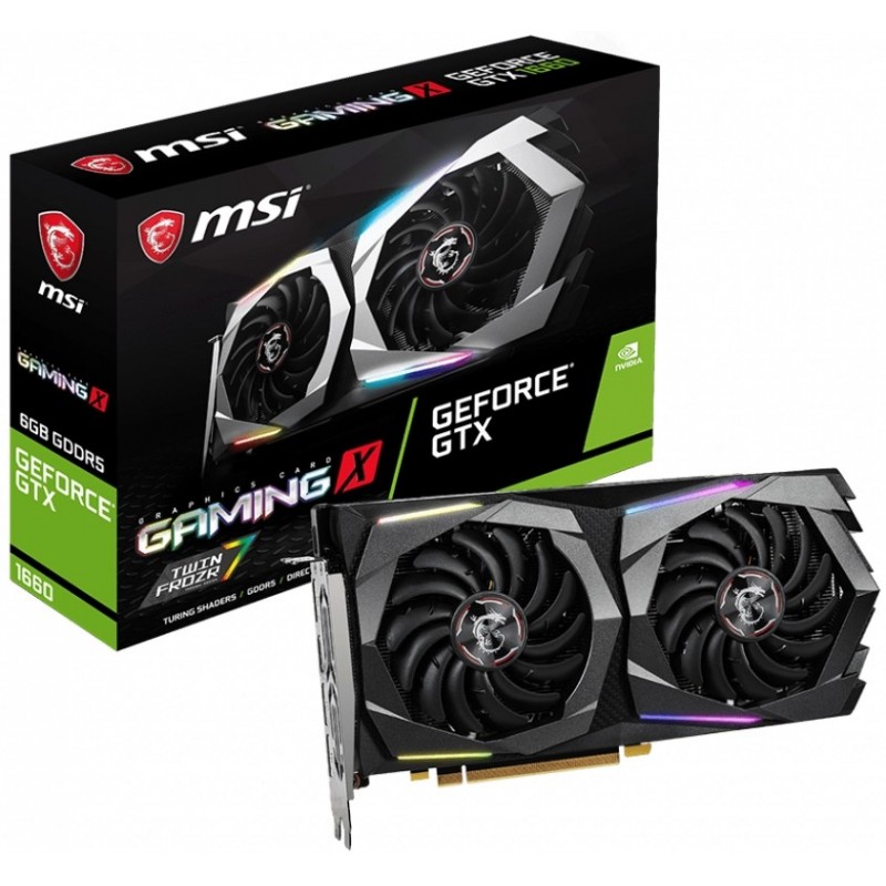 Відеокарта MSI GeForce GTX 1 660 GAMING X 6G