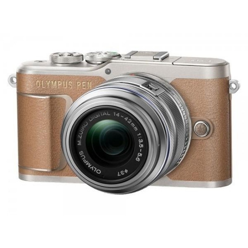 Бездзеркальний фотоапарат Olympus PEN E-PL9 kit (14-42mm) Brown