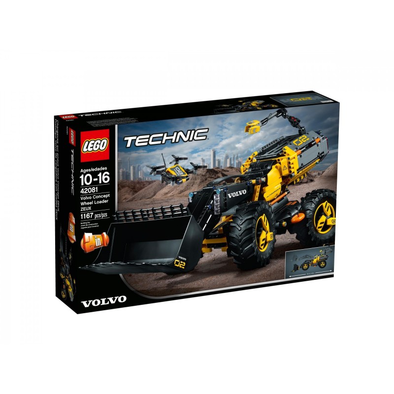 Авто-конструктор LEGO Technic VOLVO колісний навантажувач ZEUX (42081)