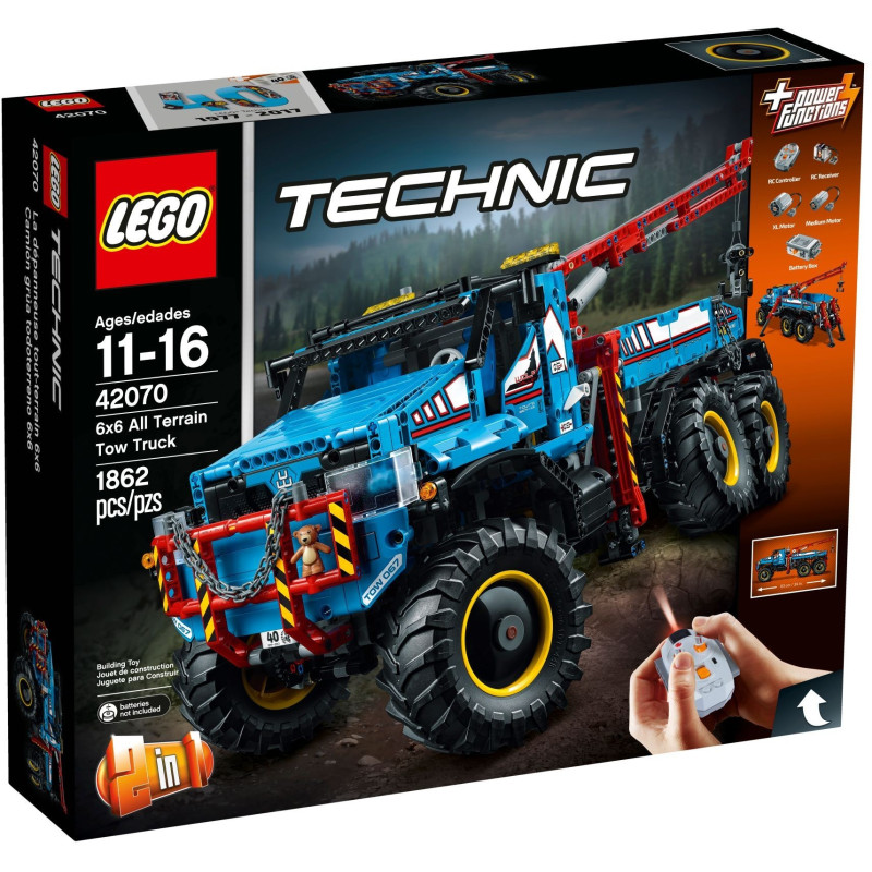 Авто-конструктор LEGO Technic Аварійний позашляховик 6х6 (42070)