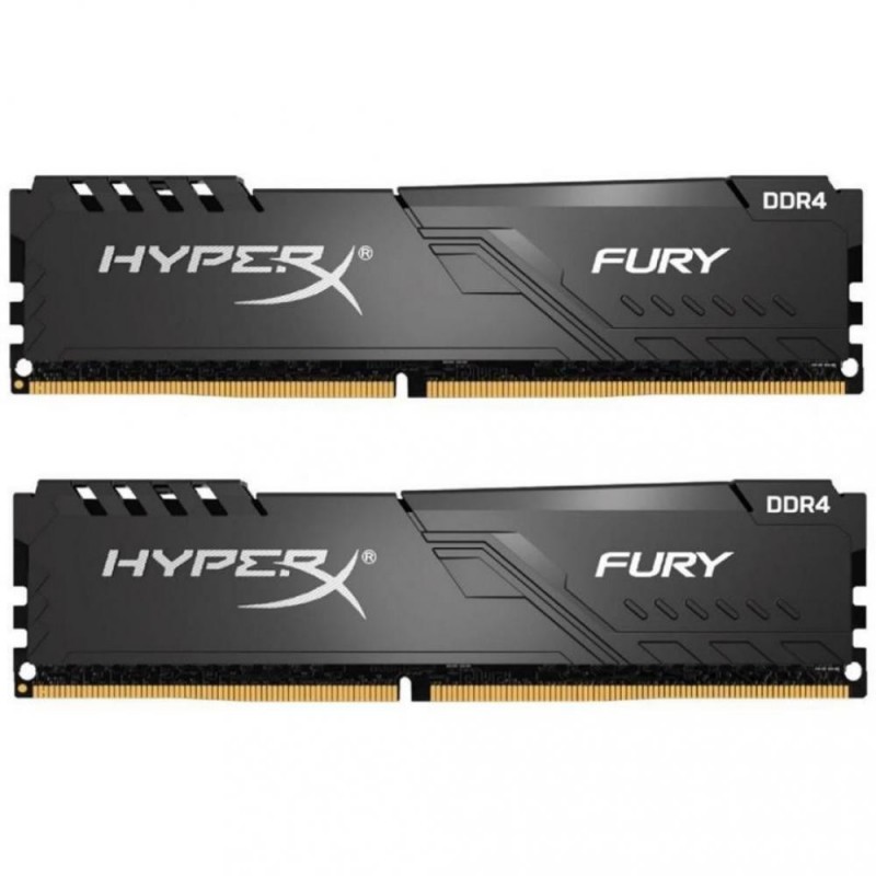 Пам'ять HyperX 64 GB (2x32GB) DDR4 3200 MHz Fury Black (HX432C16FB3K2/64)