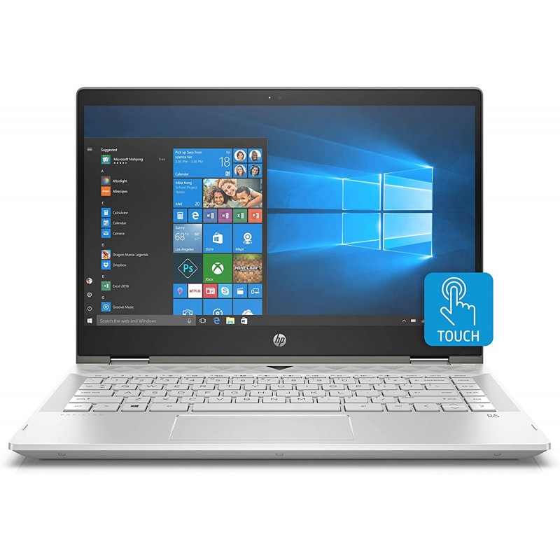 Ноутбук HP Pavilion x360 14 "2 в 1 Convertible (14-dh2011nr) Silver