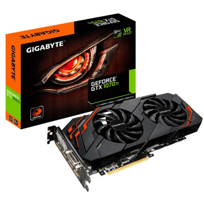 Відеокарта GIGABYTE GeForce GTX 1070 Ti WINDFORCE 8G (GV-N107TWF2-8GD)