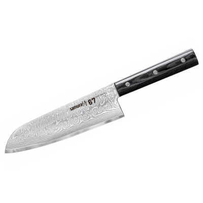 Ніж Сантоку Samura 67 Damascus (SD67-0094М)