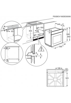 Духовка електрична Electrolux EOC8P31Z