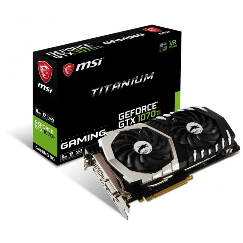 Відеокарта MSI GeForce GTX 1070 Ti Titanium 8G