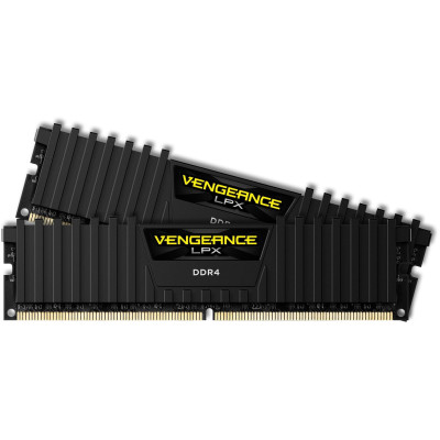 Пам'ять Corsair 32 GB (2x16GB) DDR4 3200 MHz Vengeance LPX (CMK32GX4M2B3200C16)