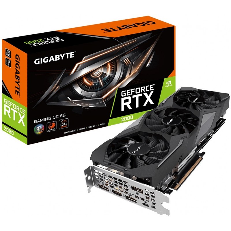 Відеокарта GIGABYTE GeForce RTX 2080 GAMING OC 8G (GV-N2080GAMING OC-8GC)