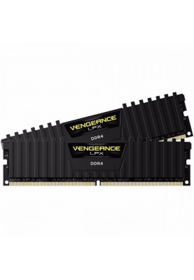 Пам'ять Corsair 32 GB (2x16GB) DDR4 2666 MHz Vengeance LPX (CMK32GX4M2A2666C16)