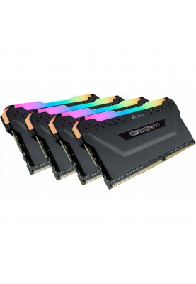 Пам'ять Corsair 32 GB (4x8GB) DDR4 3600 MHz Vengeance RGB Pro Black (CMW32GX4M4D3600C18)