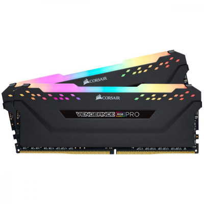 Пам'ять Corsair 16 GB (2x8GB) DDR4 3600 MHz Vengeance RGB Pro (CMW16GX4M2Z3600C18)