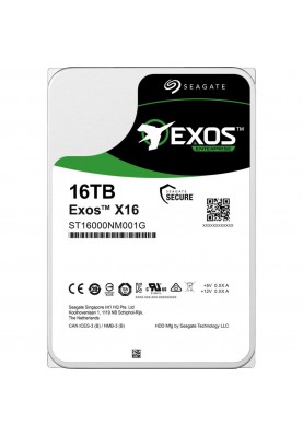 Жорсткий диск Seagate Exos X16 SATA 16 TB (ST16000NM001G)